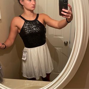 Black and White Dress